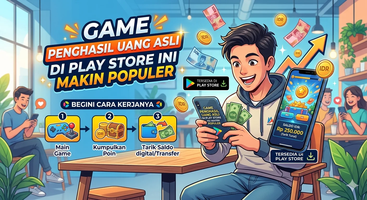 Game Penghasil Uang Asli di Play Store Ini Makin Populer